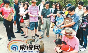 琼洲百景让人流连忘返 槟榔谷织锦舂米品风情