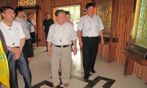 蒙古国高级新闻代表团访问槟榔谷 感受黎家人的好客