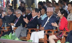 尼泊尔总统参访海南槟榔谷